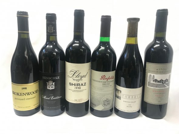 A Mixed Lot of 6 Fine Australian Reds