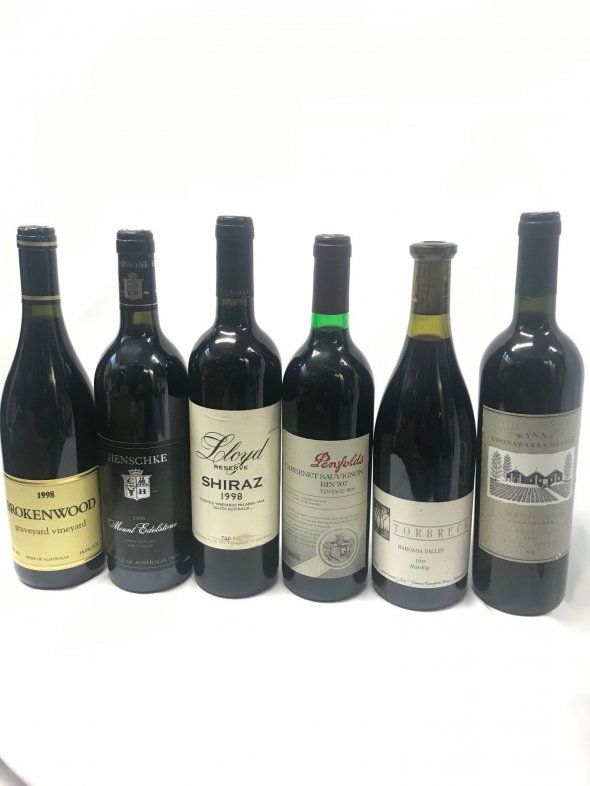 A Mixed Lot of 6 Fine Australian Reds