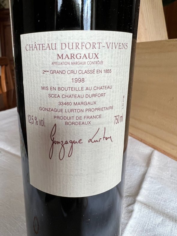 Ch&acirc;teau Dufort-Vivens, Margaux