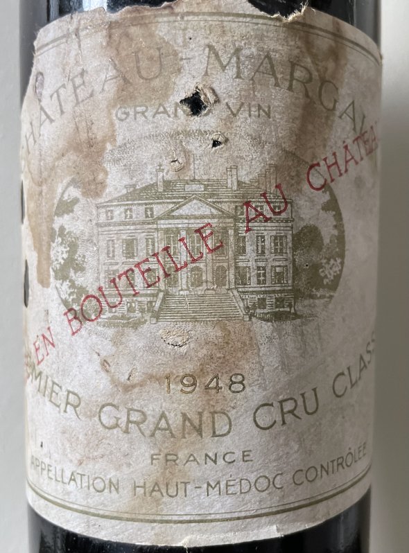 1948 Chateau Margaux 1er Cru Classe, Margaux