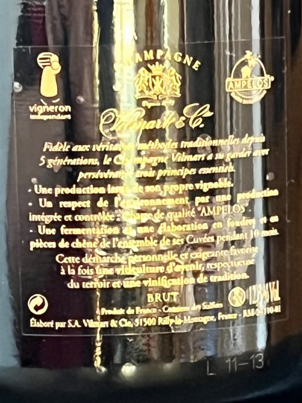 Vilmart & Cie, Grand Cellier D Or Premier Cru