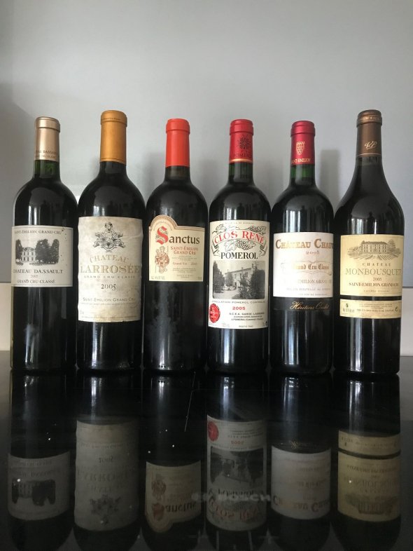 Chateau L'Arrosee Grand Cru, Saint-Emilion; Chateau Chauvin Grand Cru, St-Emilion; Chateau Dassault Grand Cru, St-Emilion; Chateau Monbousquet Grand Cru, St-Emilion; Chateau La Bienfaisance "Sanctus" Grand Cru, St-Emilion; Clos Rene, Pomerol 