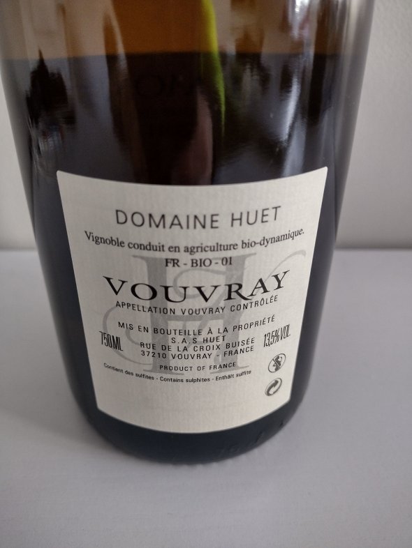 Domaine Huet, Vouvray, Le Mont Demi Sec