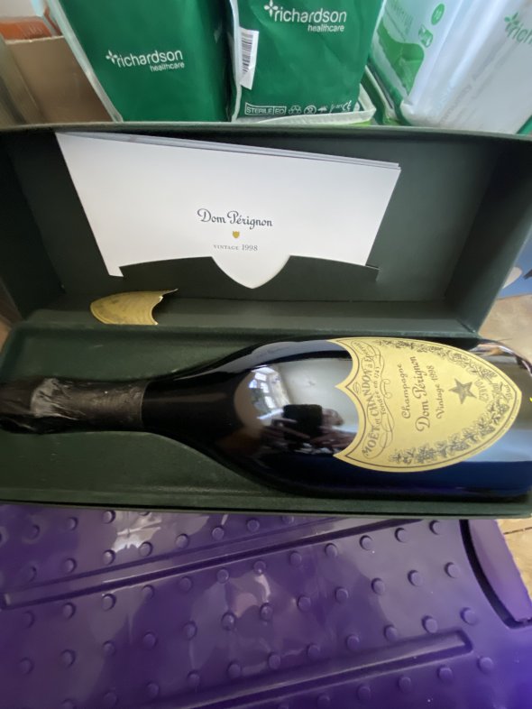 Dom Perignon vintage champagne