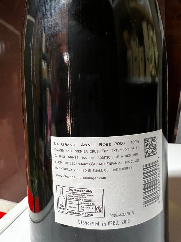 Bollinger, La Grande Annee Rose