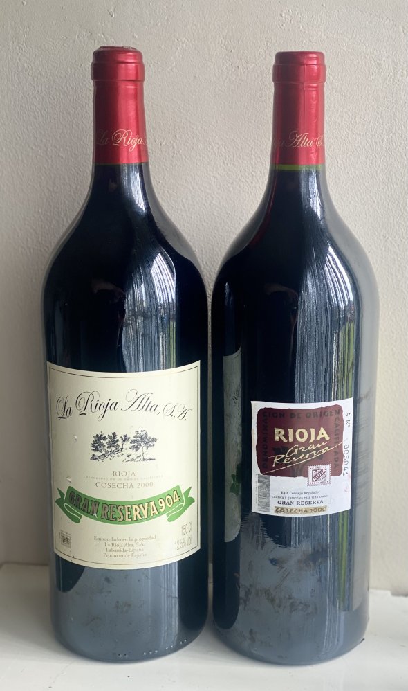 2 x Magnum (150cl) La Rioja Alta, Gran Reserva 904, Rioja