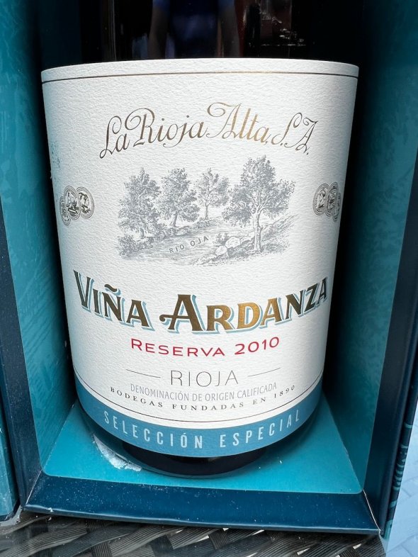 La Rioja Alta Rioja Viña Ardanza Reserva Selección Especial