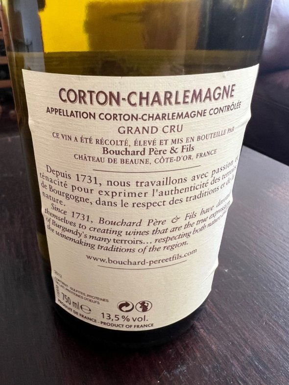 Bouchard Pere et Fils, Corton-Charlemagne Grand Cru