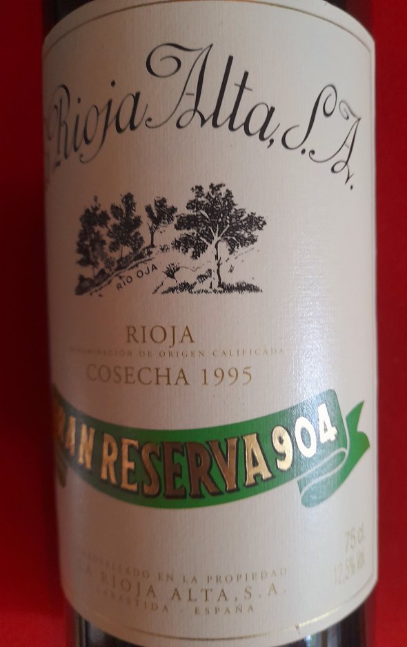 La Rioja Alta, Gran Reserva 904, Rioja
