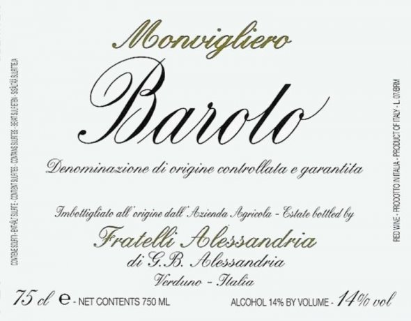 6 x Alessandria Fratelli, Barolo, Monvigliero 94/100 RP Points