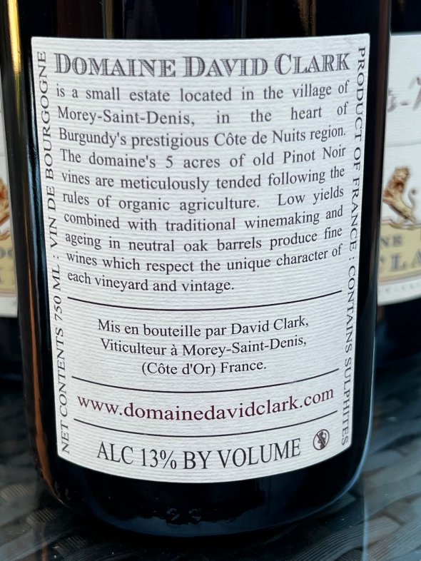 Domaine David Clark, Cote de Nuits-Villages