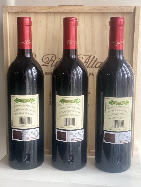 3 x La Rioja Alta, Gran Reserva 904, Rioja