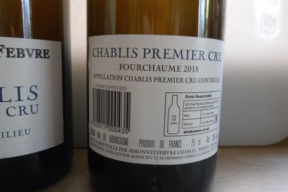 Simonnet Febvre, Chablis Premier Cru, Fourchaume