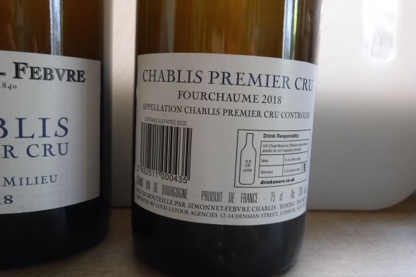 Simonnet Febvre, Chablis Premier Cru, Fourchaume