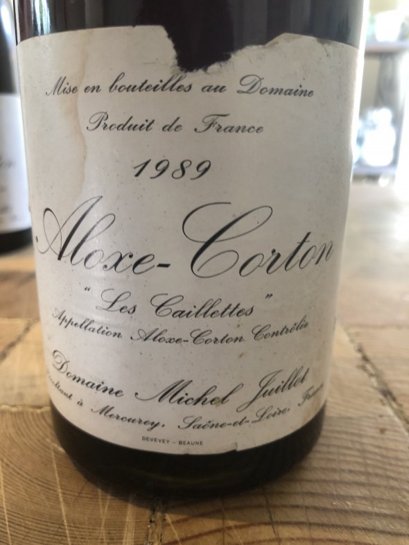 Aloxe Corton les caillettes