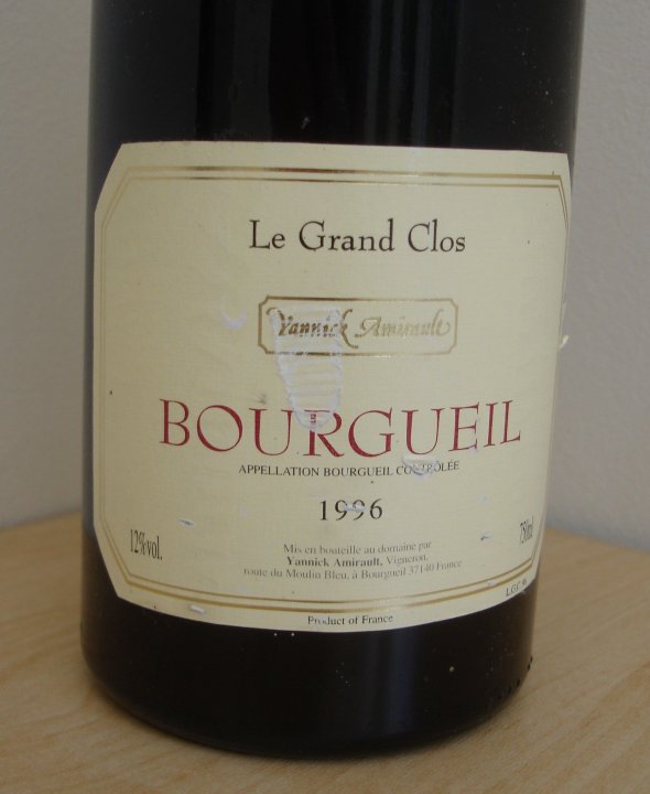 Yannick Amirault, Touraine, Bourgueil Grand Clos