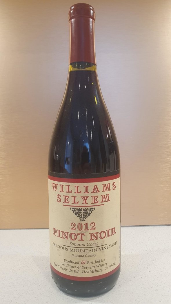 Williams Selyem, Precious Mountain Pinot Noir, Sonoma County