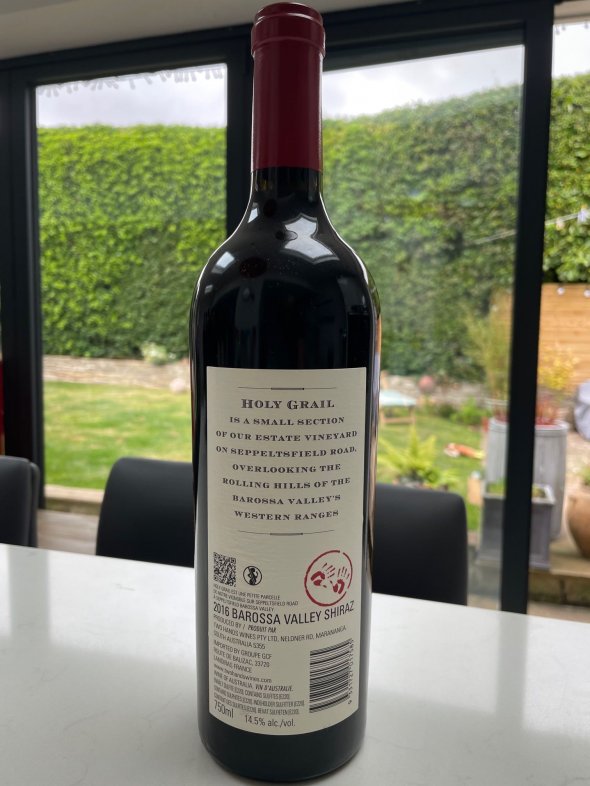 Two Hands, Holy Grail Shiraz, Barossa Valley