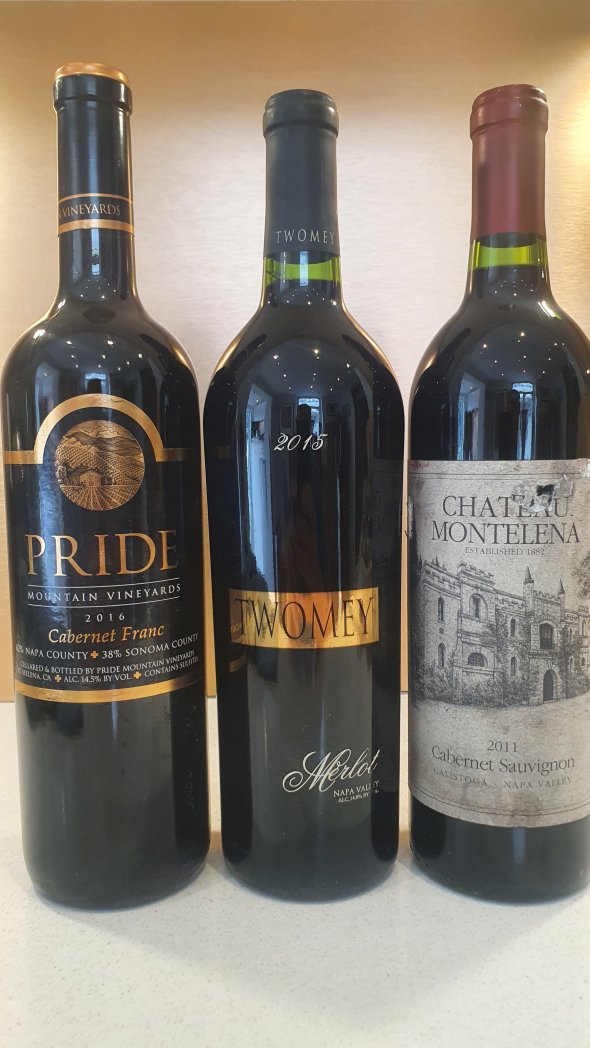 Trio of very fancy, rare & desirable Napas