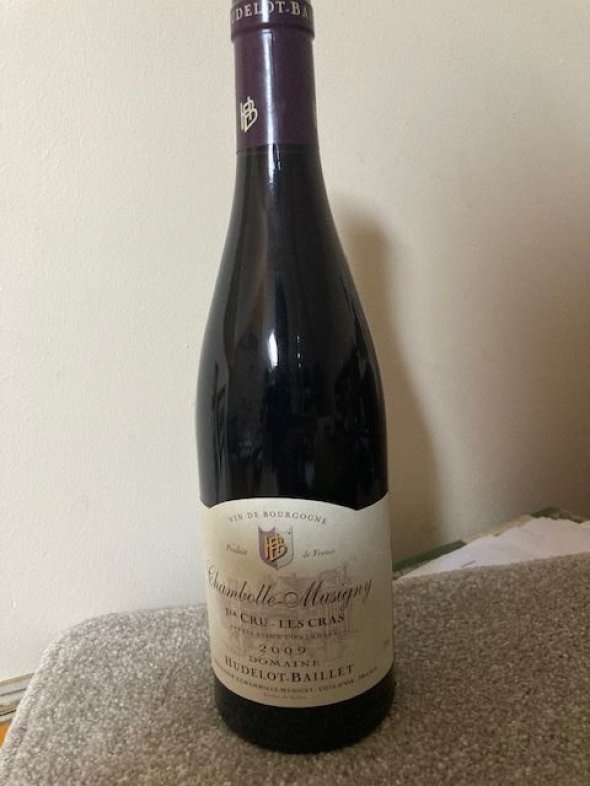 Chambolle-Musigny Premier Cru, Domaine Hudlot Baillet, les Cras.