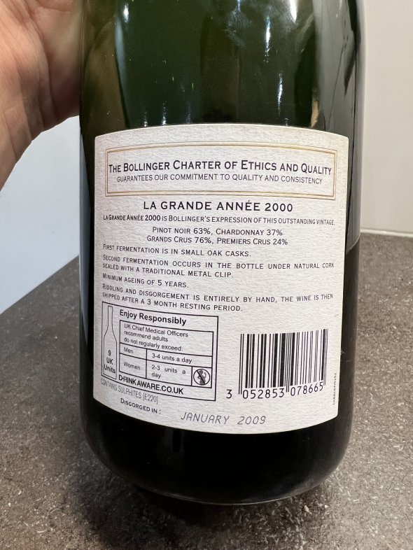 Bollinger, La Grande Annee