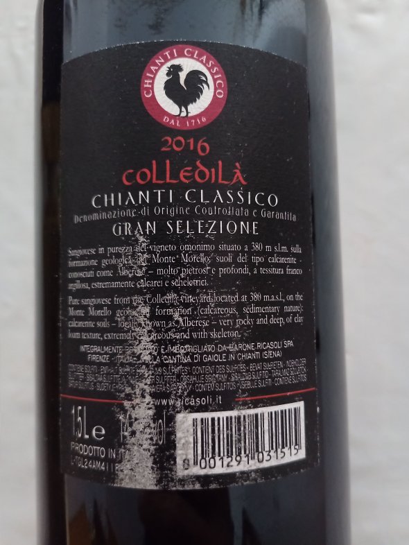 Chianti Classico Gran Selezione Colledil&agrave; 