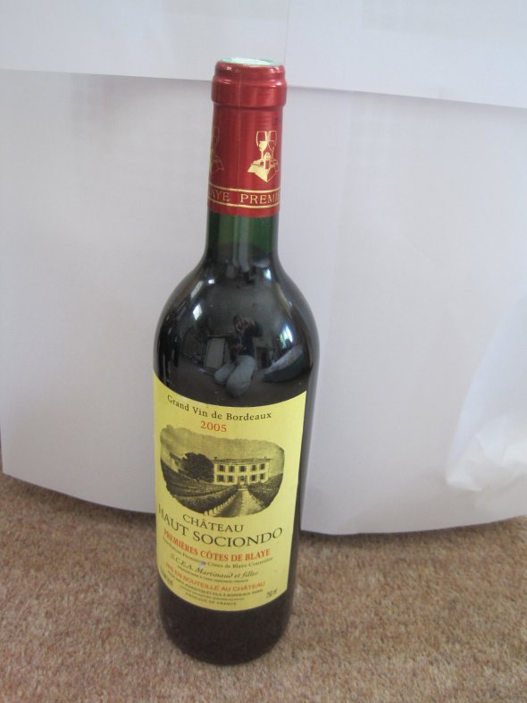 Chateau Haut Sociondo, Premieres Cotes de Blaye