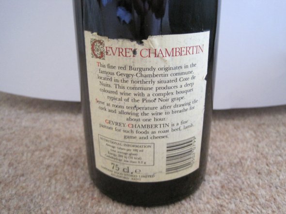 Henri Bachey, Gevrey Chambertin