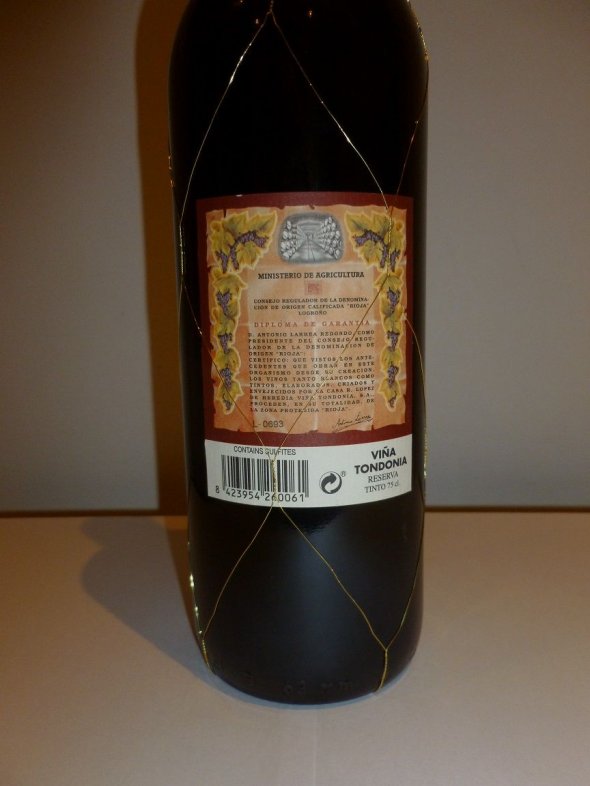Lopez R, Vina Tondonia, Rioja