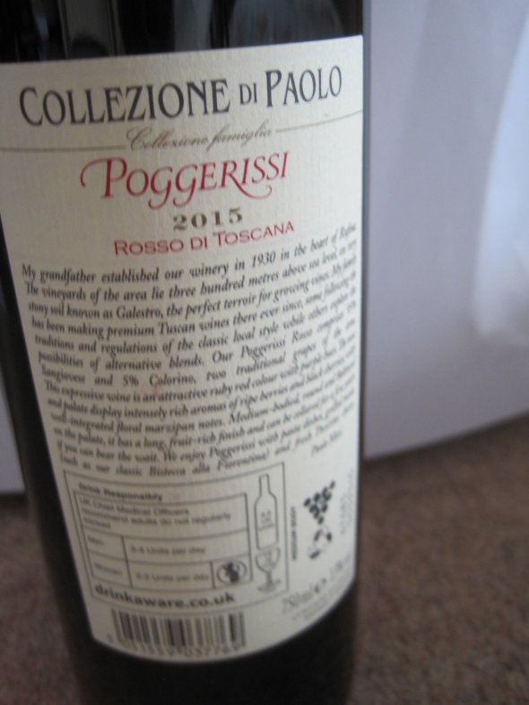 Renzo Masi & C. Rufina, Collezione di Paolo, Poggerissi, Toscana