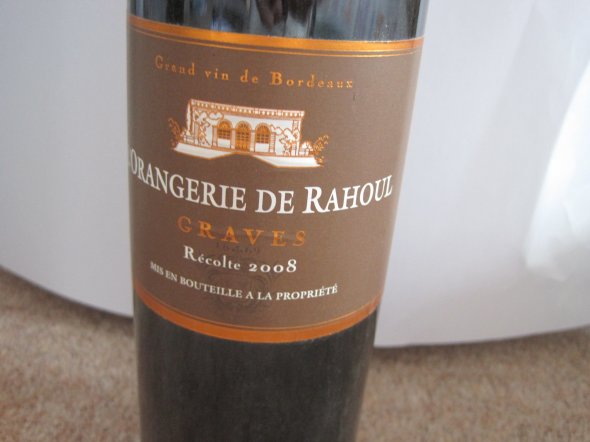 Chateau Rahoul, L'Orangerie de Rahoul