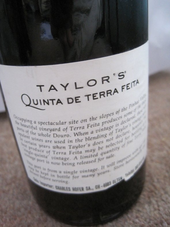 Taylor's, Quinta de Terra Feita, Vintage Port