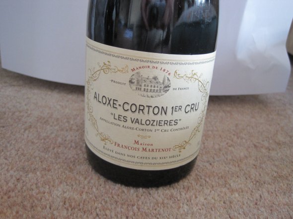 Francois Martenot, Aloxe Corton 1er Cru Les Valozieres