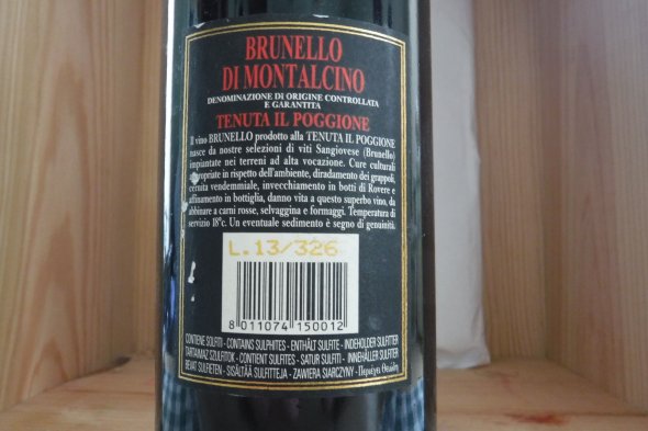  Il Poggione Brunello di Montalcino DOCG, Tuscany, Italy