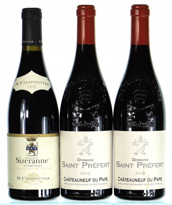 North and South Rhone Mixed Lot