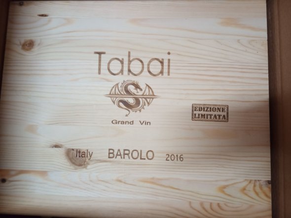 2016 Barolo Limited Edition TABAI JAMES SUCKLING 99 WINE SP 97