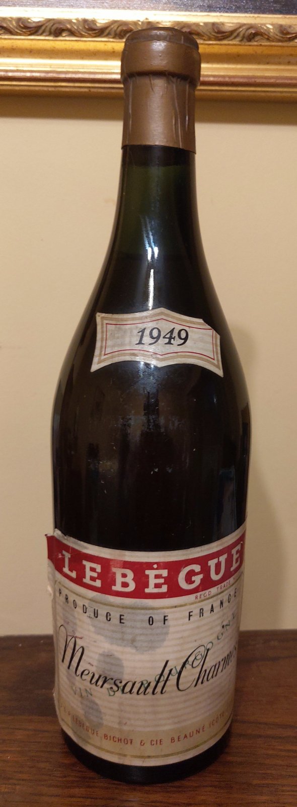 1949 Lebegue Meursault Chames - Beaune