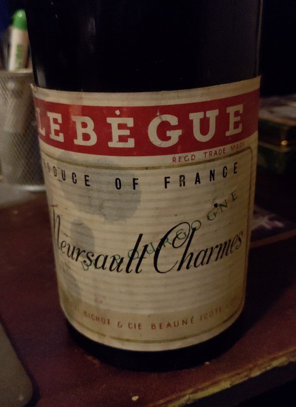 1949 Lebegue Meursault Chames - Beaune