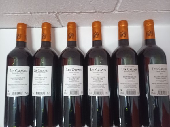 Les Cabanes Ch&acirc;teau Jean Voisin 2014 AOC Saint-&Eacute;milion Grand Cru