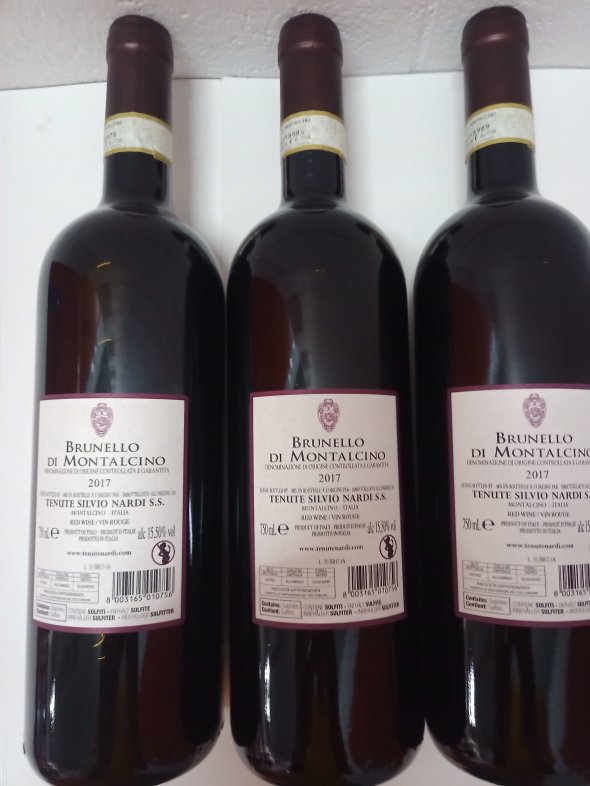 Tenute Silvio Nardi 2017 Brunello Di Montalcino J.Suckling 94