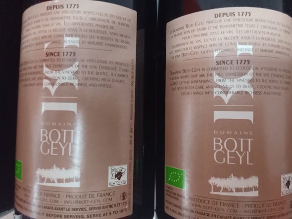  Galets Oligoc&egrave;ne 2017 Pinot Noir Biodynamics - Bott-Geyl