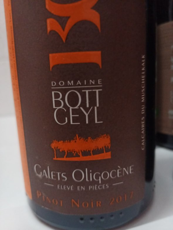  Galets Oligocène 2017 Pinot Noir Biodynamics - Bott-Geyl