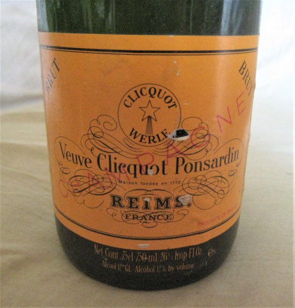 Veuve Clicquot Ponsardin Champagne.  1772-1972 Bicentenaire.  Reims, France. 