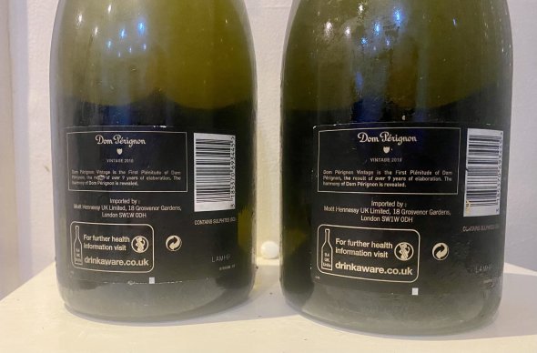 2 x Dom Perignon Champagne Vintage 2010