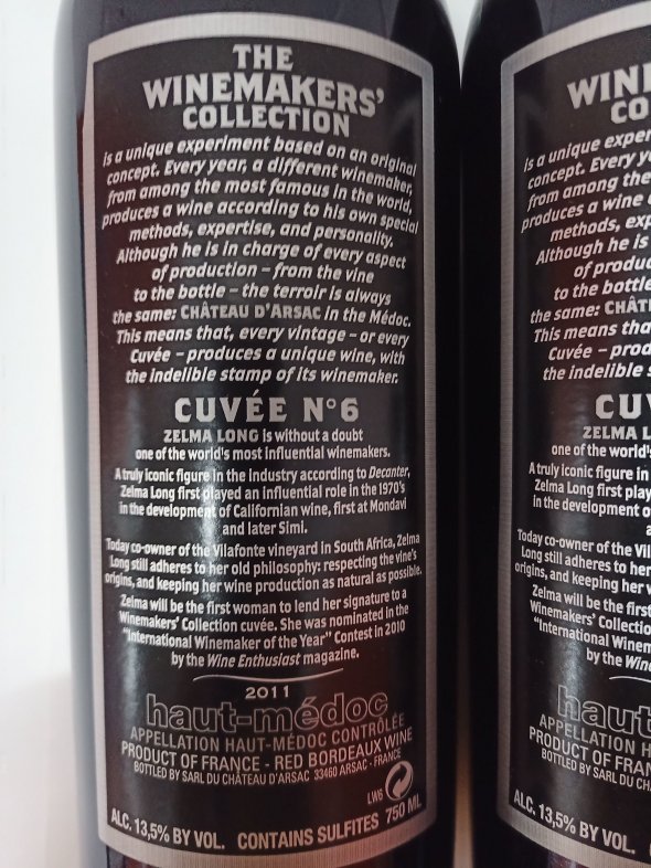 Bordeaux,The Winemakers Collection Cuvee 6