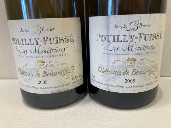 Joseph Burrier Pouilly-Fuisse, Les Menetrieres Chateau de Beauregard