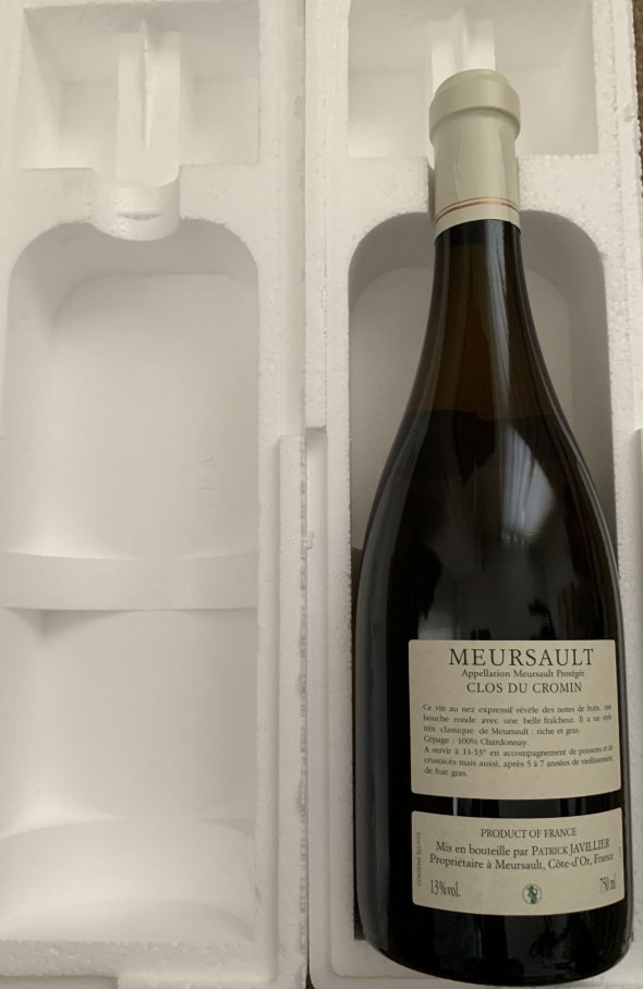 Patrick Javillier, Meursault, Du Cromin