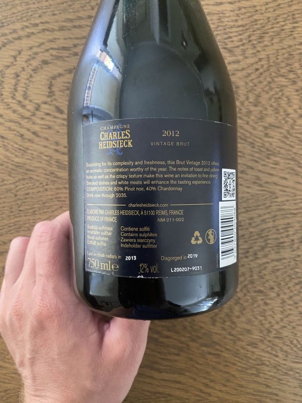 Charles Heidsieck, Brut Millesime