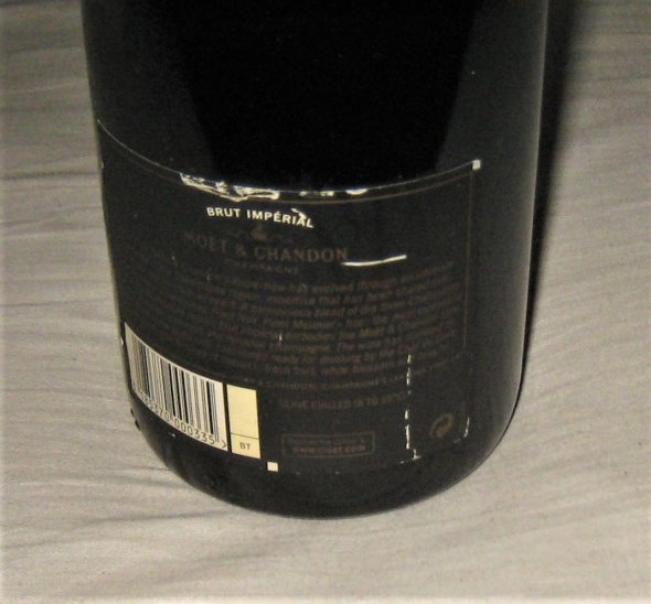Moet & Chandon Brut Imperial Champagne. 