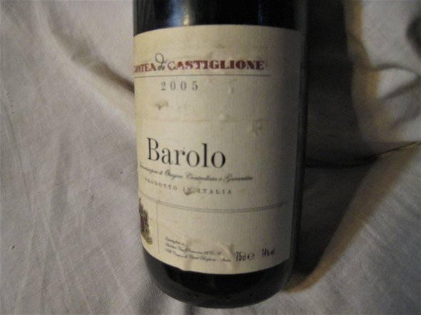 Contea di Castiglione, Barolo 2005.  